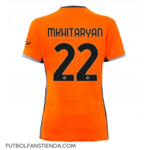 Inter Milan Henrikh Mkhitaryan #22 Tercera Equipación Mujer 2023-24 Manga Corta